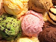 Colourfull ice-creams