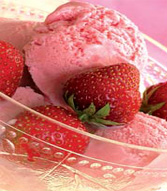 Strawberry Buttermilk Ice Cream